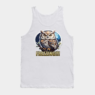 OWL FREEZING DESIGN Tank Top